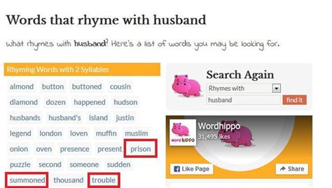 what rhymes with spouse.